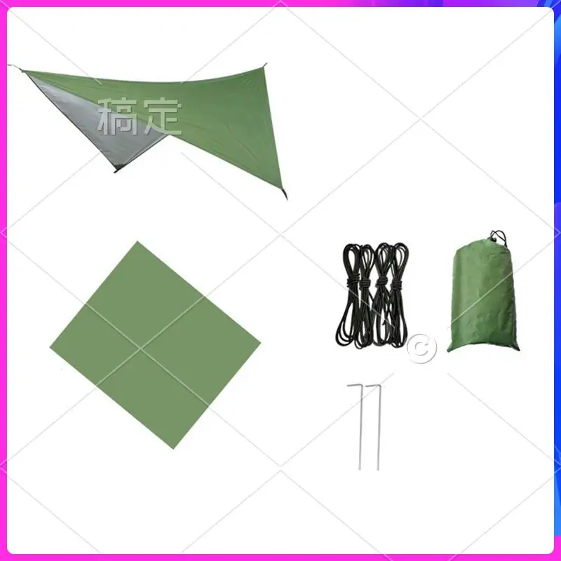 AUU-Camping Hammock With Rainfly Tarp And Mosquito Net, Portable Parachute Hammock For Hiking Outdoor Travel Backyard
AUU-Camping Hammock With Rainfly Tarp And Mosquito Net, Portable Parachute Hammock For Hiking Outdoor Travel Backyard