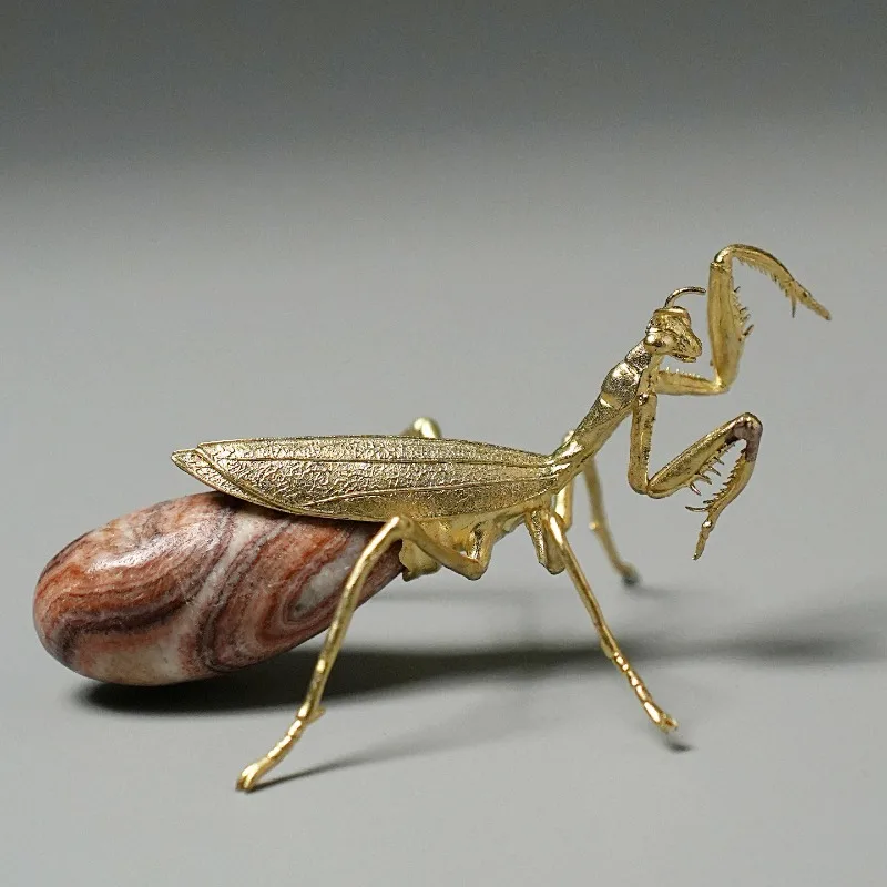 Retro creativity, mantis small play, brass ornaments, handicrafts, office computer desktop coffee table, decorative furnishings
Retro creativity, mantis small play, brass ornaments, handicrafts, office computer desktop coffee table, decorative furnishings