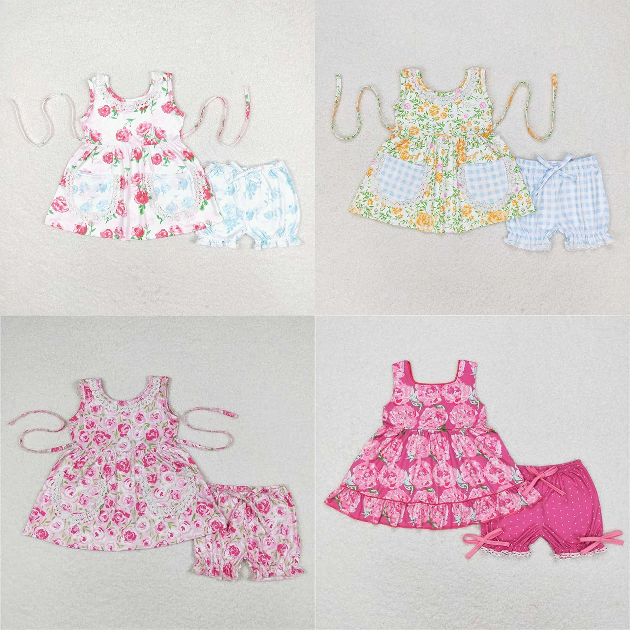Wholesale Baby Girl Floral Two Pieces Set Toddler Kids Sleeveless Tops Cotton Ruffle Shorts Children Flower Summer Infant Outfit
Wholesale Baby Girl Floral Two Pieces Set Toddler Kids Sleeveless Tops Cotton Ruffle Shorts Children Flower Summer Infant Outfit
