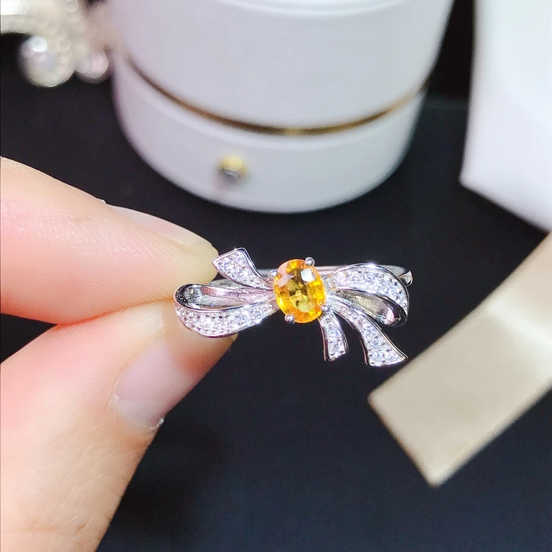 Variation sapphire rare yellow lady's floral ring new exaggerated 925 Sterling Silver
Variation sapphire rare yellow lady's floral ring new exaggerated 925 Sterling Silver