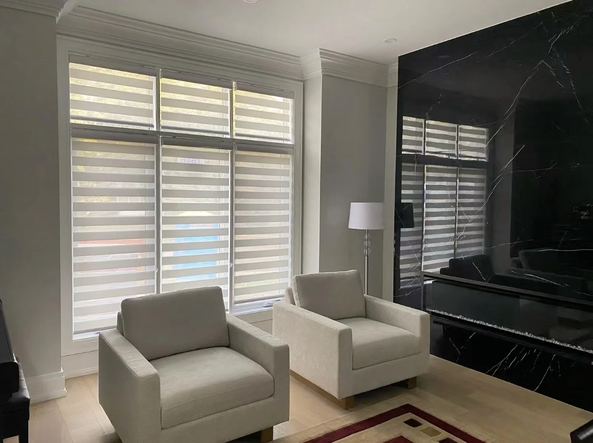 Electric System Zebra Blinds Window Shade Semi&Full Blackout Dual Sheer Customized Day Night Zebra Sunshade for USA Home Deco
Electric System Zebra Blinds Window Shade Semi&Full Blackout Dual Sheer Customized Day Night Zebra Sunshade for USA Home Deco