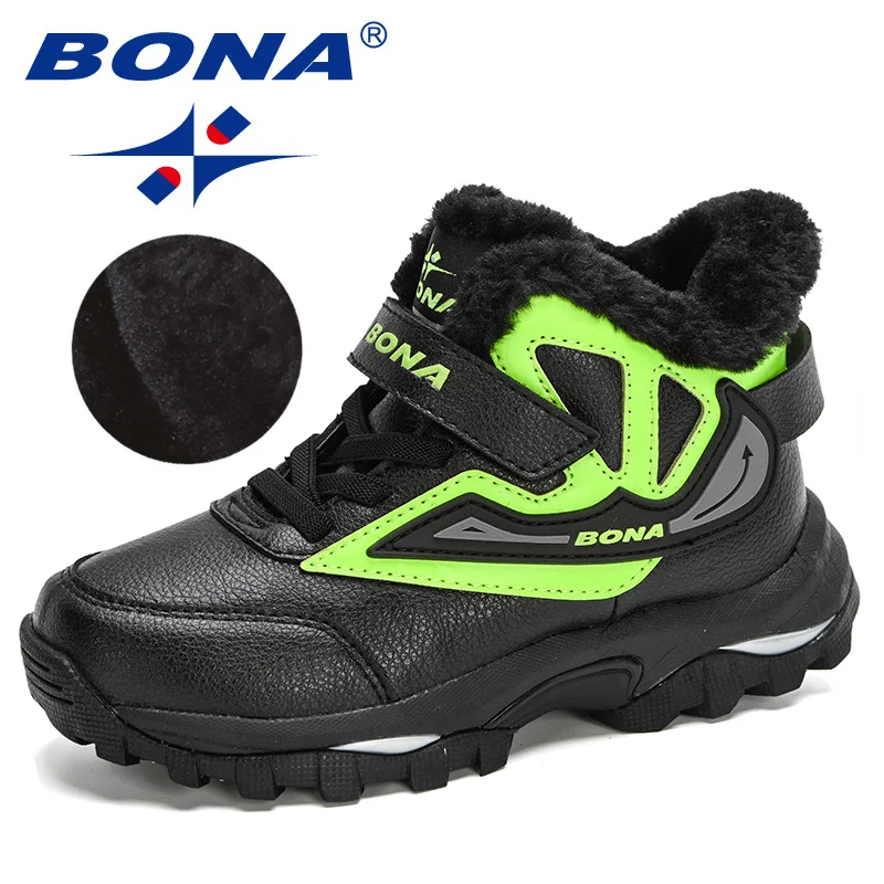 BONA 2022 New Arrival Snow Boots Outdoor Sneakers Boys Leather Ankle Boots Girls Anti-Slip Children Winter Boots Sport Shoes
BONA 2022 New Arrival Snow Boots Outdoor Sneakers Boys Leather Ankle Boots Girls Anti-Slip Children Winter Boots Sport Shoes