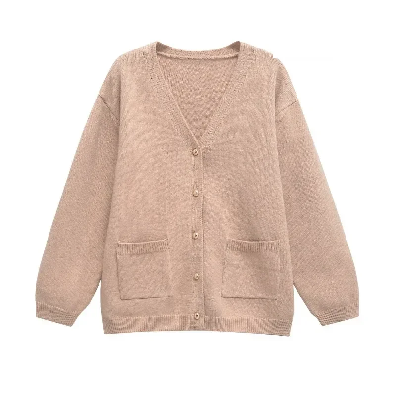 TRAFZR Knit Cardigan Loose Fit Khaki V-neck Cardigans Women's Autumn Sweater Minimalist Long Sleeve Cardigans Cozy Sweaters
TRAFZR Knit Cardigan Loose Fit Khaki V-neck Cardigans Women's Autumn Sweater Minimalist Long Sleeve Cardigans Cozy Sweaters