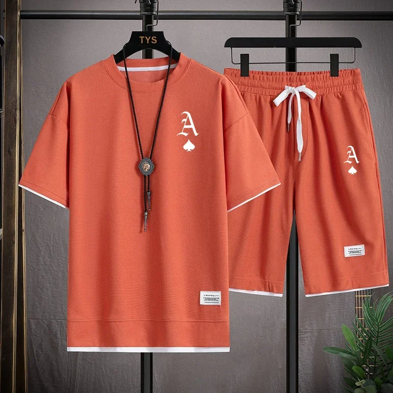 Brand-new upgraded European and American fashion men's sportswear set: short-sleeved T-shirt + summer sportswear shorts, 2025 ca
Brand-new upgraded European and American fashion men's sportswear set: short-sleeved T-shirt + summer sportswear shorts, 2025 ca