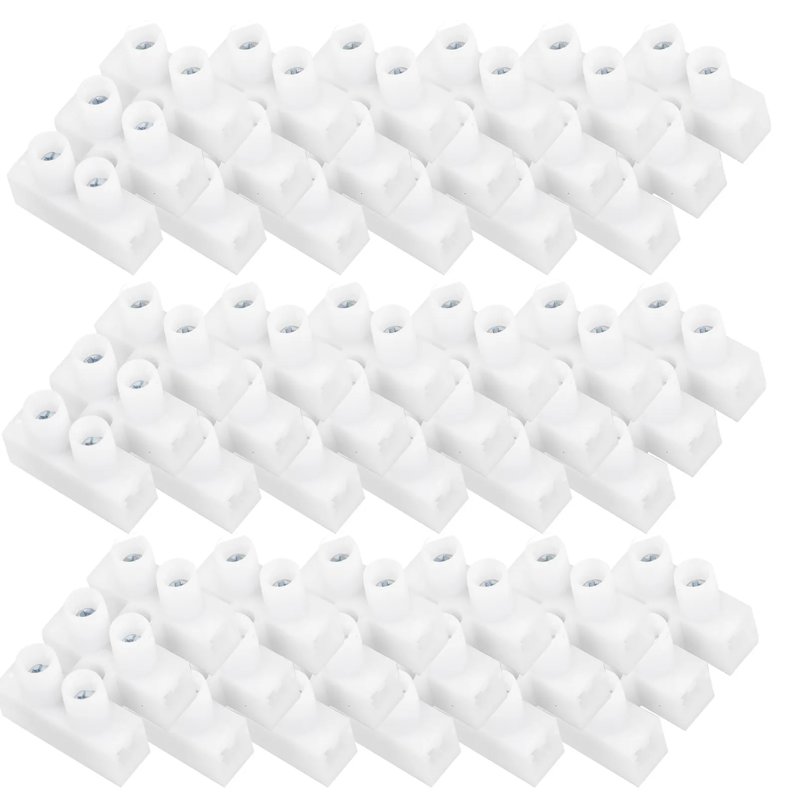 100Pcs Quick Connect Wire Connector Screw Type High Conductivity Electrical Cable Terminal Blocks for Lighting Home Appliances
100Pcs Quick Connect Wire Connector Screw Type High Conductivity Electrical Cable Terminal Blocks for Lighting Home Appliances