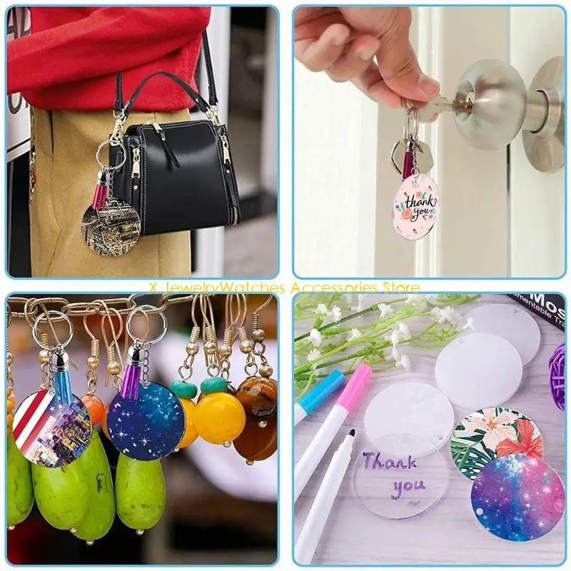 31KD Acrylic Keychain Diy Handicraft Acrylic Ornament Blanks for Craft Projects
31KD Acrylic Keychain Diy Handicraft Acrylic Ornament Blanks for Craft Projects