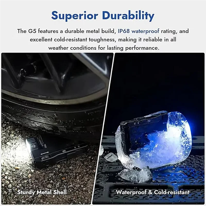 AB66-Flashlight, G5 Edc Light 400 Lumens, Rechargeable Pocket-Sized Flashlights High Lumens,Magnetic Base Mini
AB66-Flashlight, G5 Edc Light 400 Lumens, Rechargeable Pocket-Sized Flashlights High Lumens,Magnetic Base Mini