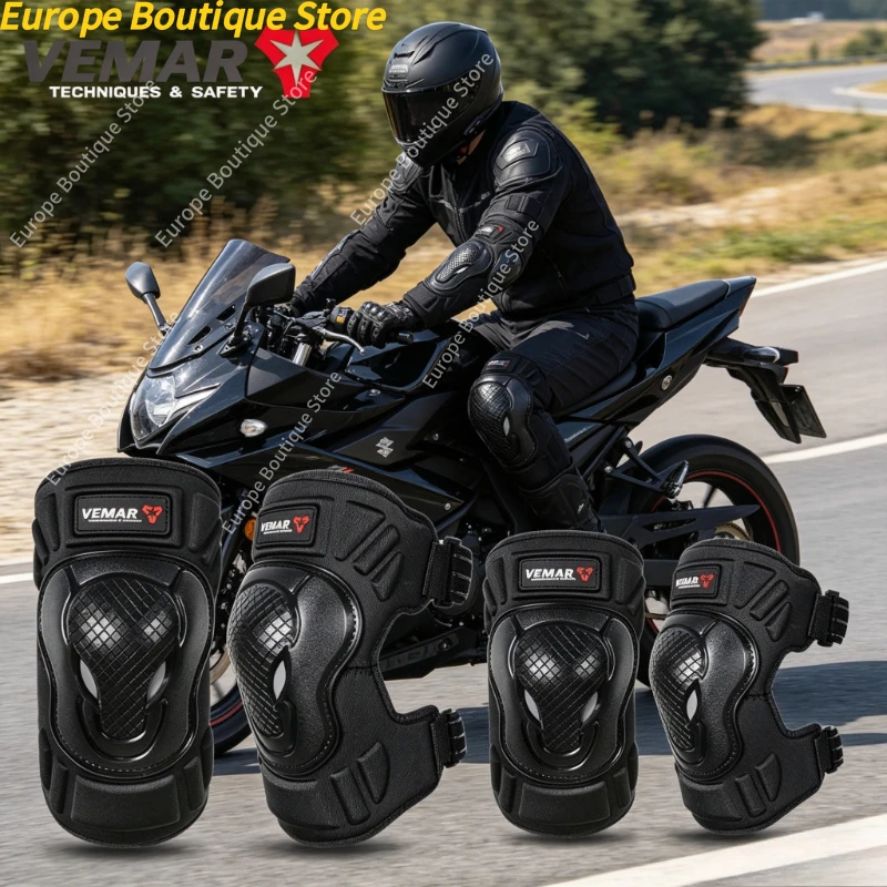 2026 NEW 4Pcs Motorcycle Armor Set Knee Elbow Pads Men Women Anti Fall Windproof Breathable Riding Protective Gear for Motorbike
2026 NEW 4Pcs Motorcycle Armor Set Knee Elbow Pads Men Women Anti Fall Windproof Breathable Riding Protective Gear for Motorbike