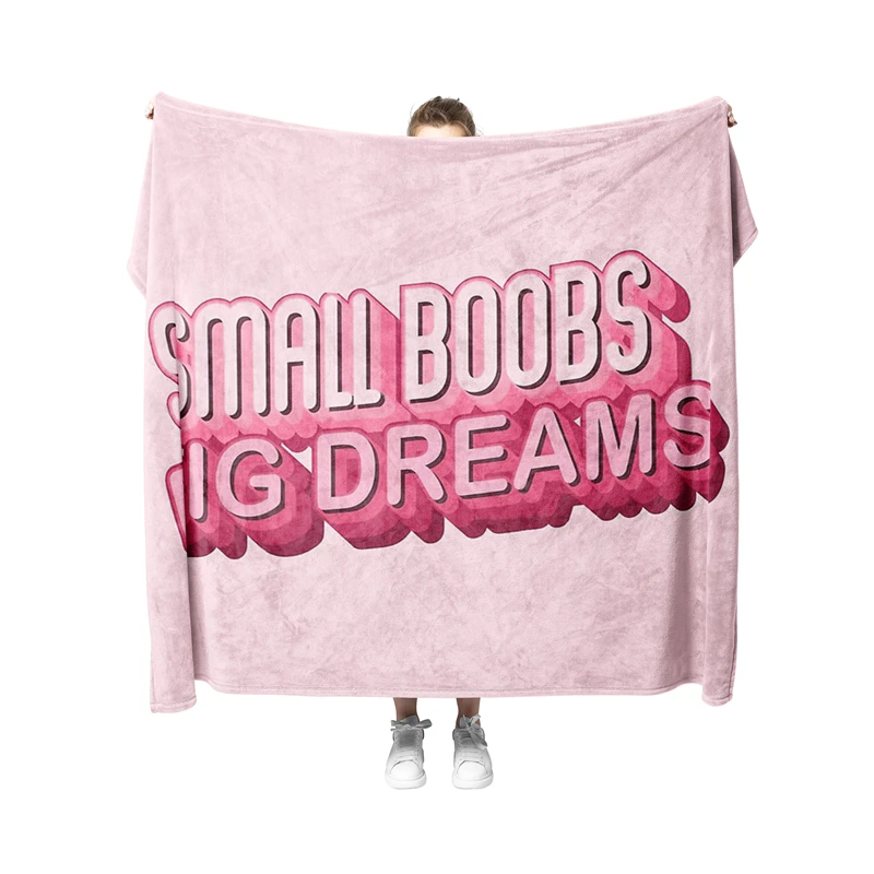 Aertemisi Small Boobs Big Dreams Pet Blanket for Small Medium Large Dog Cat Puppy Kitten Couch Sofa Bed Decor
Aertemisi Small Boobs Big Dreams Pet Blanket for Small Medium Large Dog Cat Puppy Kitten Couch Sofa Bed Decor