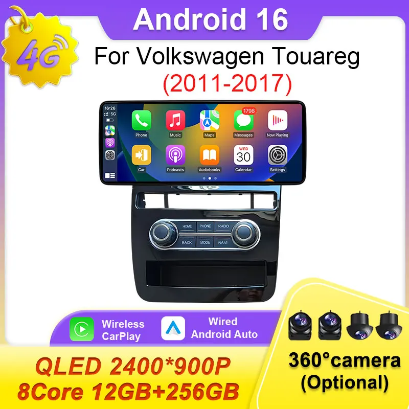 Android 16 WiFi 12.3-дюймовый мультимедийный навигатор для Volkswagen Touareg 2011-2017 с CarPlay, видеоплеером, GPS, 4G, Bluetooth и другими автоаксессуарами
Android 16 WiFi 12.3-дюймовый мультимедийный навигатор для Volkswagen Touareg 2011-2017 с CarPlay, видеоплеером, GPS, 4G, Bluetooth и другими автоаксессуарами