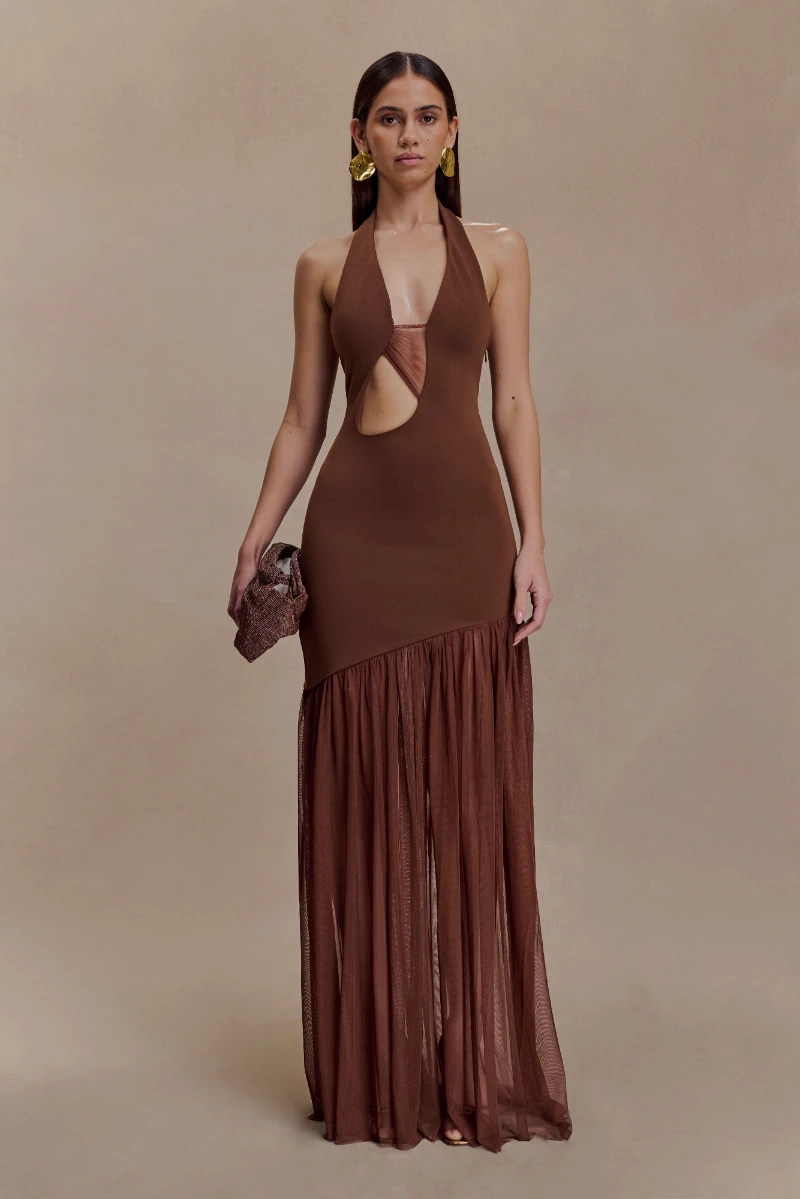 Sexy Hollow Out Backless Maxi Dress Chic Cut Shape Mesh Patchwork Pleated Slim Bodycon Holiday Party Evening Dress
Sexy Hollow Out Backless Maxi Dress Chic Cut Shape Mesh Patchwork Pleated Slim Bodycon Holiday Party Evening Dress
