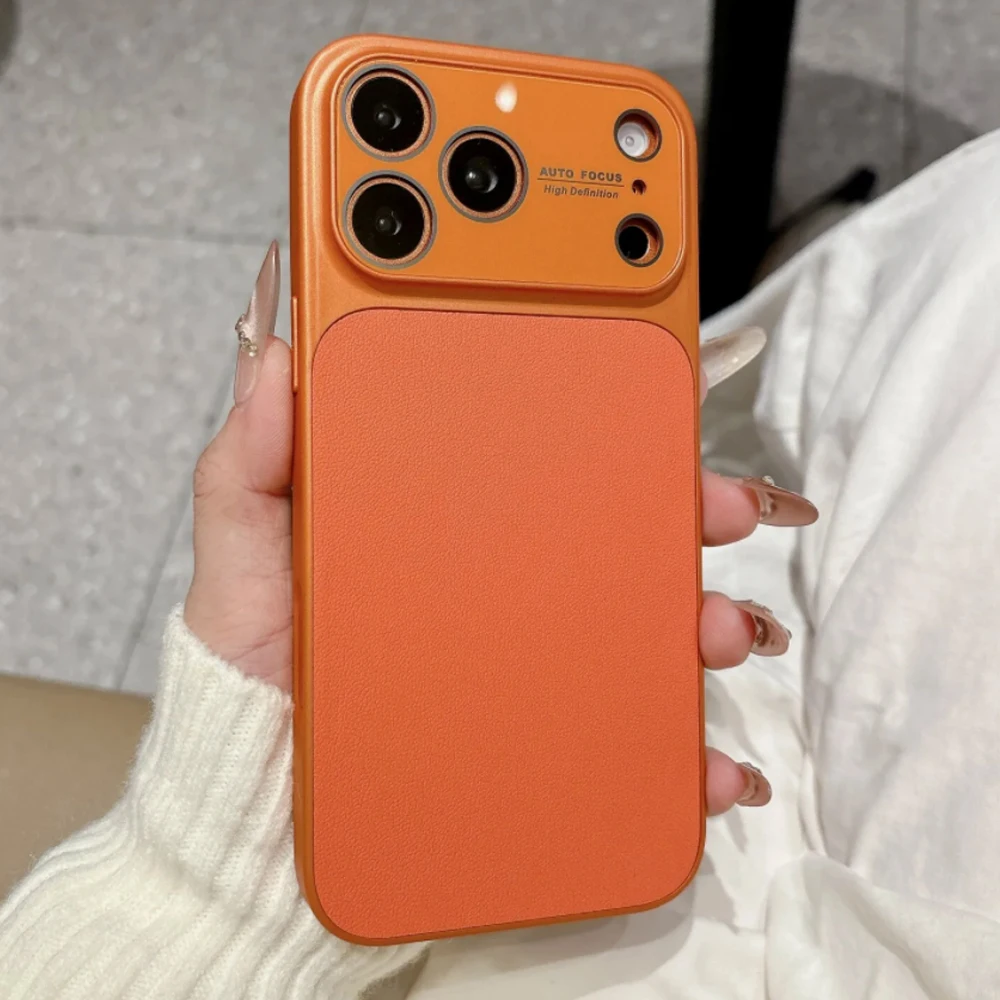 Leather Texture Soft Frame Phone Case For iPhone 12 13 14 15 16 17 Pro Max 16 15 14 Plus Air Glass HD Lens Frame Anti-fall Cover
Leather Texture Soft Frame Phone Case For iPhone 12 13 14 15 16 17 Pro Max 16 15 14 Plus Air Glass HD Lens Frame Anti-fall Cover