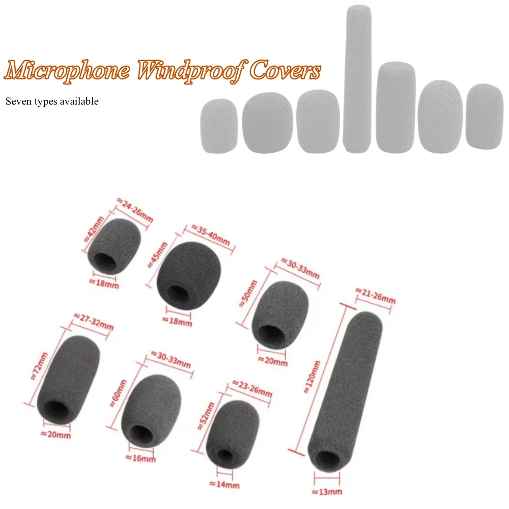 Microphone Foam Windproof Pop Filter Sponge Cover Gooseneck Microphone Amplifier Headset Protective Cover Meeting
Microphone Foam Windproof Pop Filter Sponge Cover Gooseneck Microphone Amplifier Headset Protective Cover Meeting