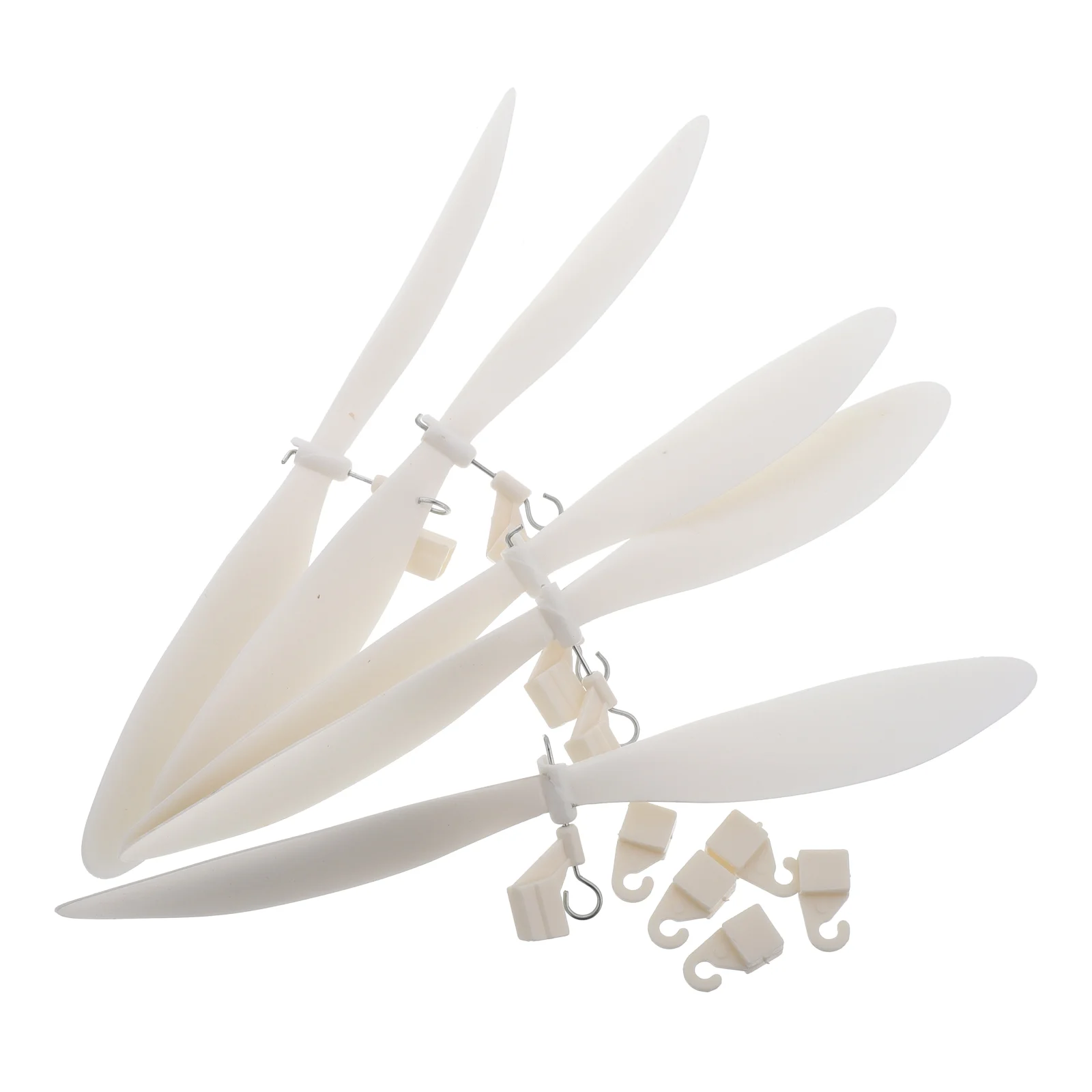 5pcs White Plastic Propeller Parts for Model Airplane Toys Rubber Band Power Accessories Foldable Helicopter Blades
5pcs White Plastic Propeller Parts for Model Airplane Toys Rubber Band Power Accessories Foldable Helicopter Blades