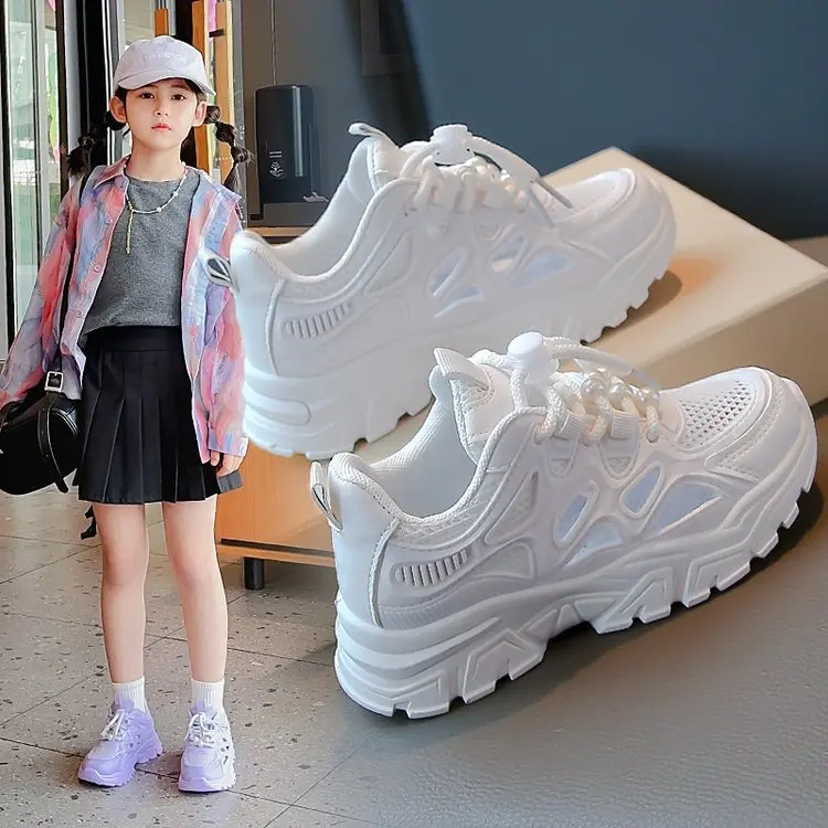 Children Mesh Casual Shoes Girls Summer White Chunky Dad Sneakers Kids Toddler Lightweight Non Slip Summer Comfort Shoes
Children Mesh Casual Shoes Girls Summer White Chunky Dad Sneakers Kids Toddler Lightweight Non Slip Summer Comfort Shoes