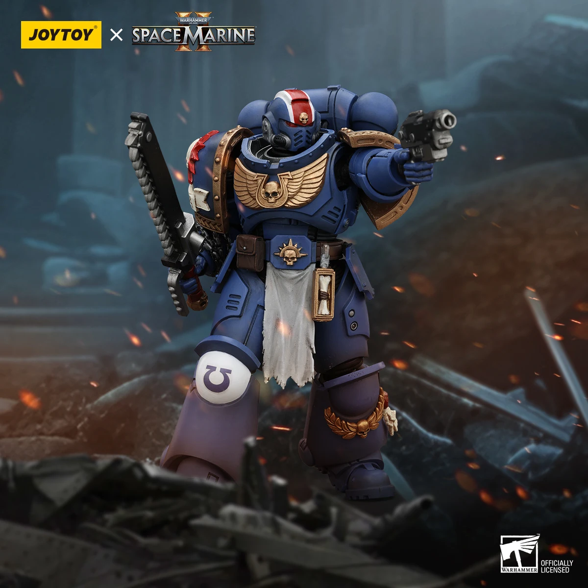 Фигурка JOYTOY Warhammer 40K: Сержант Ультрамаринов Гадриэль Брат Широн, масштаб 1/18, 12,8 см, с подвижными суставами
Фигурка JOYTOY Warhammer 40K: Сержант Ультрамаринов Гадриэль Брат Широн, масштаб 1/18, 12,8 см, с подвижными суставами