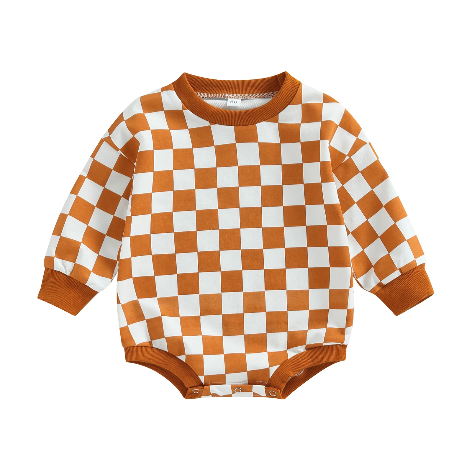 Baby Sweatshirt Rompers Checkerboard Print Toddler Long Sleeve Bodysuit Jumpsuit for Newborn Infant Cute Clothes
Baby Sweatshirt Rompers Checkerboard Print Toddler Long Sleeve Bodysuit Jumpsuit for Newborn Infant Cute Clothes