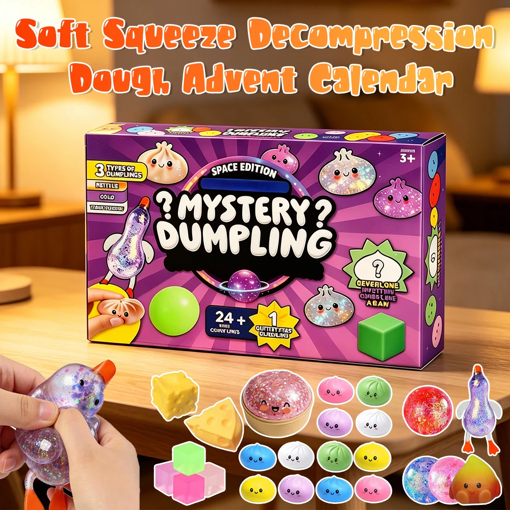 Soft Mystery Dumpling Advent Calendar Slow Resilience Anxiety Relief 24-Day Countdown Calendar Fidget Decompression
Soft Mystery Dumpling Advent Calendar Slow Resilience Anxiety Relief 24-Day Countdown Calendar Fidget Decompression 