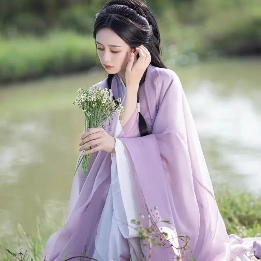 Hanfu Dress - Halloween Ancient Chinese Cosplay Purple Wei Jin Dynasty Costume Elegant Fairy Wide Sleeve Chinese Dress
Hanfu Dress - Halloween Ancient Chinese Cosplay Purple Wei Jin Dynasty Costume Elegant Fairy Wide Sleeve Chinese Dress