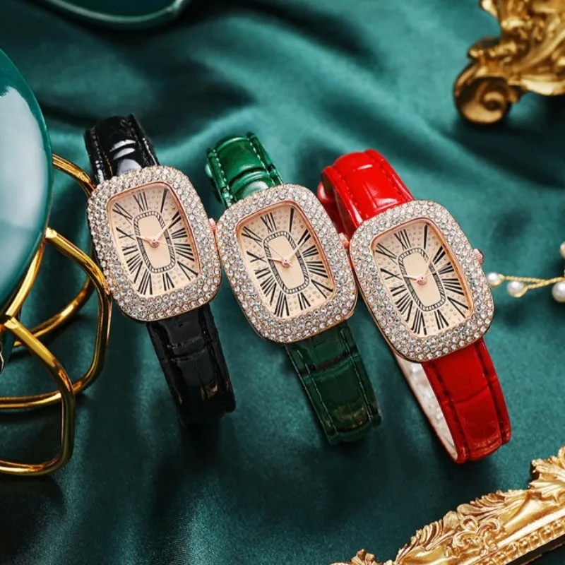 Винтажные женские часы с кожаным ремешком и бриллиантовой бочкой для вина, маленький циферблат, женские кварцевые часы, подарок
Винтажные женские часы с кожаным ремешком и бриллиантовой бочкой для вина, маленький циферблат, женские кварцевые часы, подарок