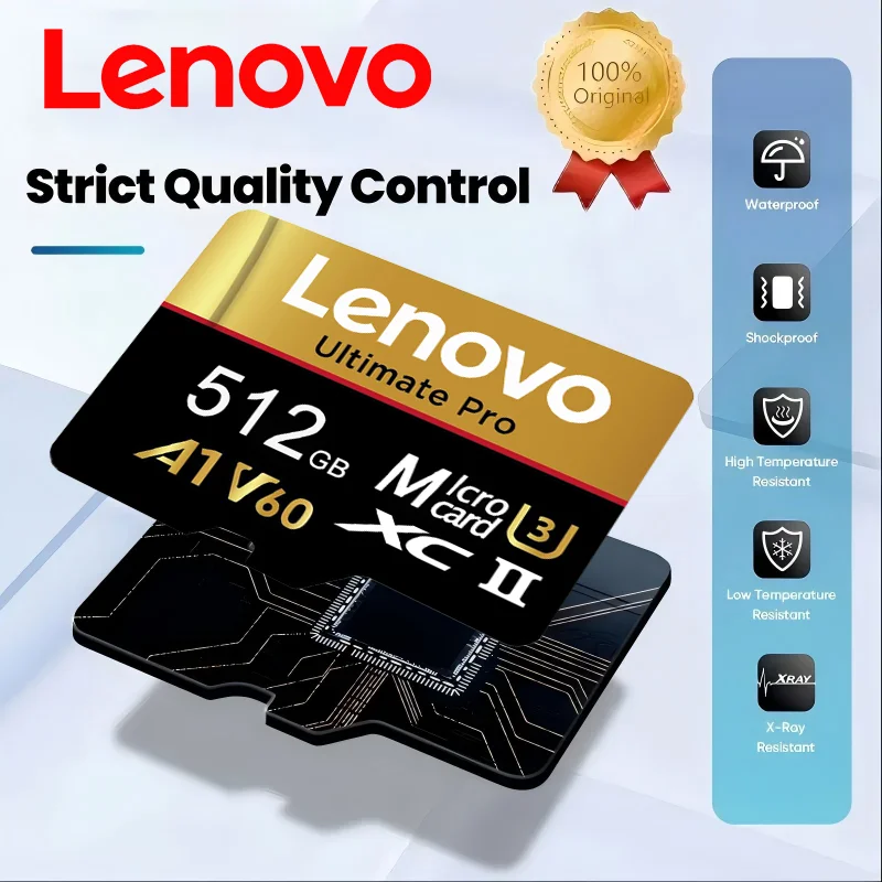Lenovo Memory Card High Speed Micro TF SD Cards C10 U3 A2 Support Camera Phone Nintendo Switch 64GB 128GB 256GB 512GB TF Card
Lenovo Memory Card High Speed Micro TF SD Cards C10 U3 A2 Support Camera Phone Nintendo Switch 64GB 128GB 256GB 512GB TF Card
