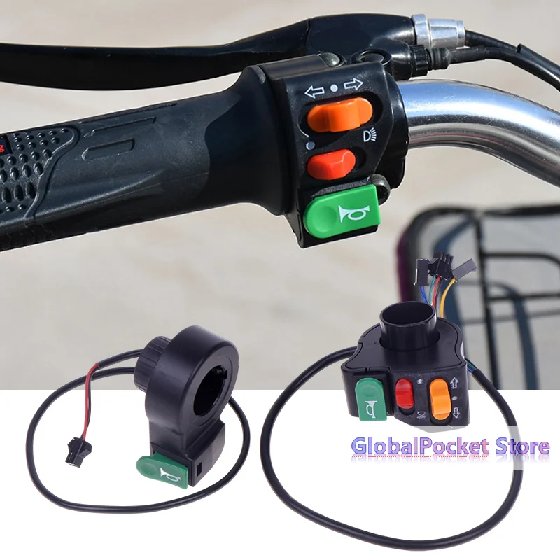 3 In1 Electric Bicycle Scooter Motorcycle Handle Switch Plastic Headlight Horn Turn Signal Switch Button E-bikes Accessories
3 In1 Electric Bicycle Scooter Motorcycle Handle Switch Plastic Headlight Horn Turn Signal Switch Button E-bikes Accessories