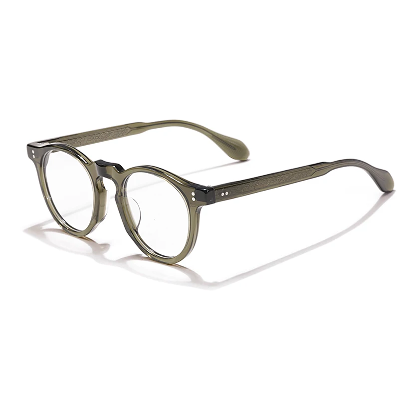 Exquisite Handmade Top Quality Round Acetate frame Men Women Classic optical prescription Glasses Personality Customization
Exquisite Handmade Top Quality Round Acetate frame Men Women Classic optical prescription Glasses Personality Customization