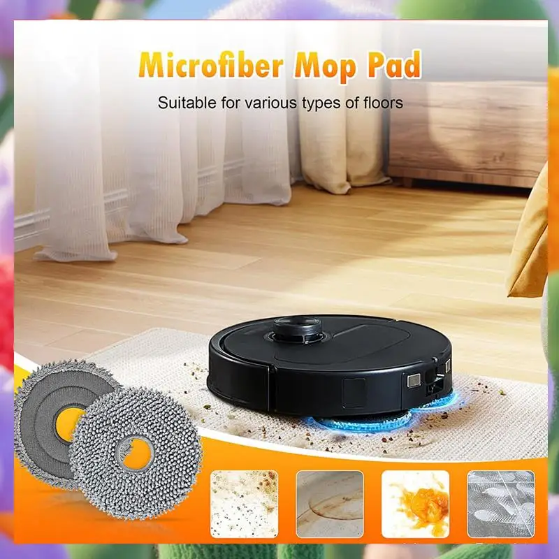 Suitable For Roborock Sweeping Robot Qrevo Pro Mop Cloth Made Of High Quality Materials-ABXK
Suitable For Roborock Sweeping Robot Qrevo Pro Mop Cloth Made Of High Quality Materials-ABXK