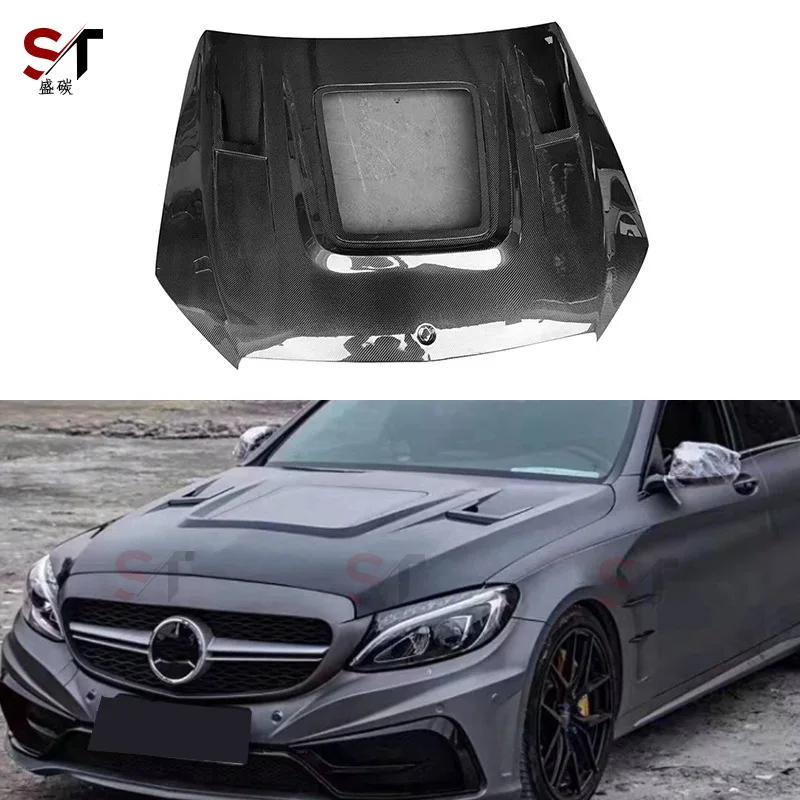 Suitable for Mercedes-Benz C-Class W205 C63 Carbon Fiber Cover Transparent Hood Modified Headcover Surrounded by Front Cover
Suitable for Mercedes-Benz C-Class W205 C63 Carbon Fiber Cover Transparent Hood Modified Headcover Surrounded by Front Cover