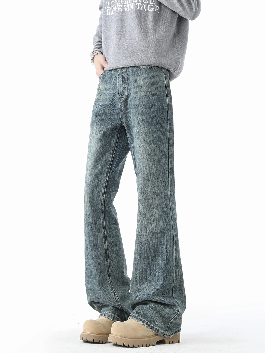 Men's Slim Fit Micro Flare Jeans Spring Trendy Brand American Cleanfit Bamboo Node Pattern Knife Long Pants
Men's Slim Fit Micro Flare Jeans Spring Trendy Brand American Cleanfit Bamboo Node Pattern Knife Long Pants