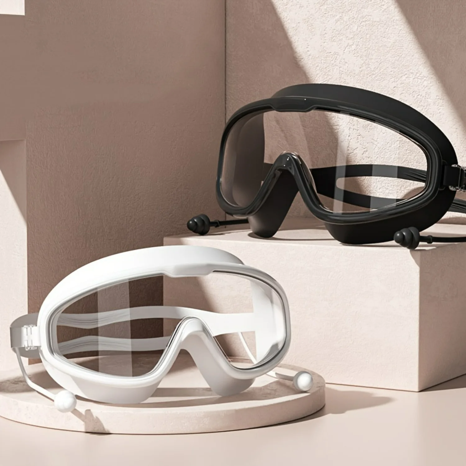 Luxury Large Frame Swim Goggles - High Definition, Anti-Fog, Prescription Ready, Fashionable Silicone Eyewear for Women - Stylis
Luxury Large Frame Swim Goggles - High Definition, Anti-Fog, Prescription Ready, Fashionable Silicone Eyewear for Women - Stylis