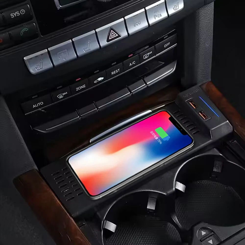 Center console Car wireless charger For Mercedes Benz W212 E Class 2010 -2015 phone bracket mobile holder charge charging
Center console Car wireless charger For Mercedes Benz W212 E Class 2010 -2015 phone bracket mobile holder charge charging