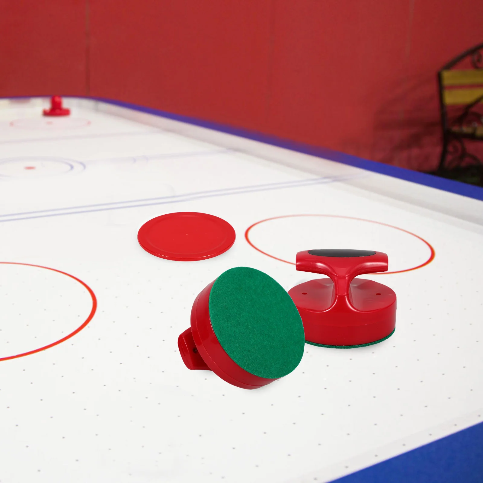 2 Red 94mm Velvet 64mm Pucks Kit Air Hockey Table Accessories Game Replacement Parts Household Carnivals Fairs Theme
2 Red 94mm Velvet 64mm Pucks Kit Air Hockey Table Accessories Game Replacement Parts Household Carnivals Fairs Theme