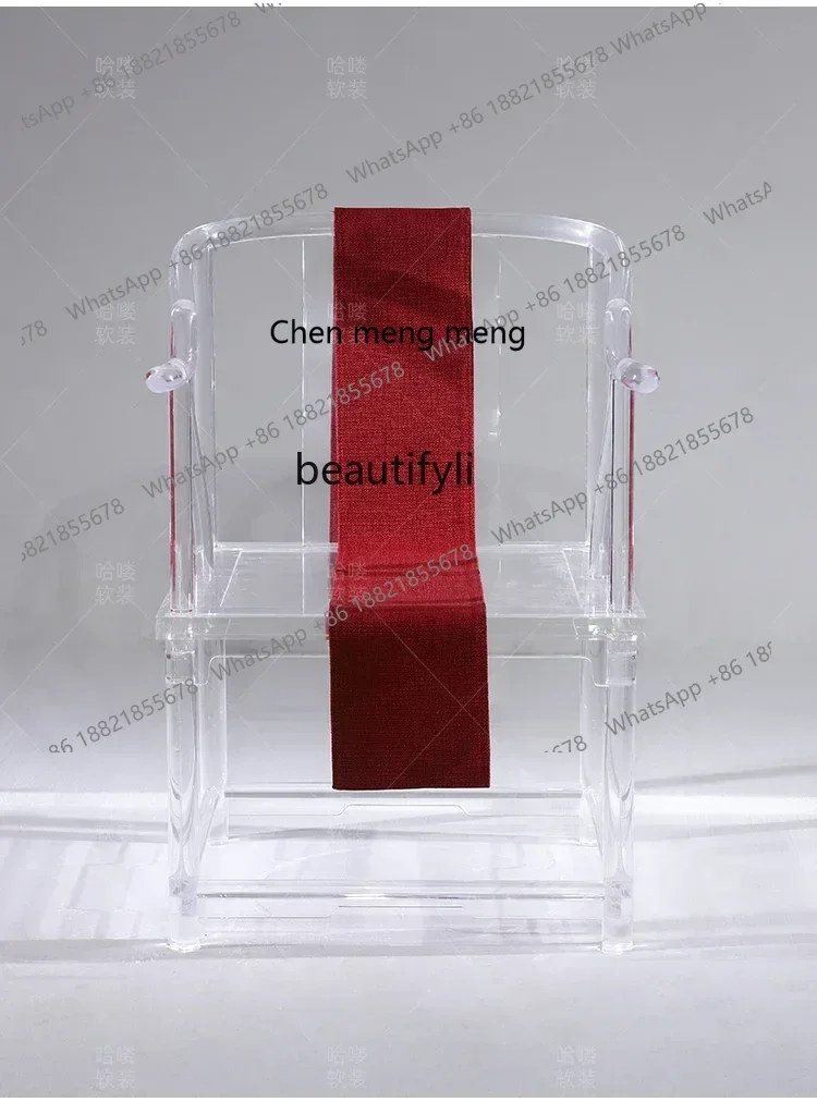 k182Taishi Chair Home Single Owner Sofa Chair Dining Chair with Backrest Transparent Resin Acrylic Stool
k182Taishi Chair Home Single Owner Sofa Chair Dining Chair with Backrest Transparent Resin Acrylic Stool