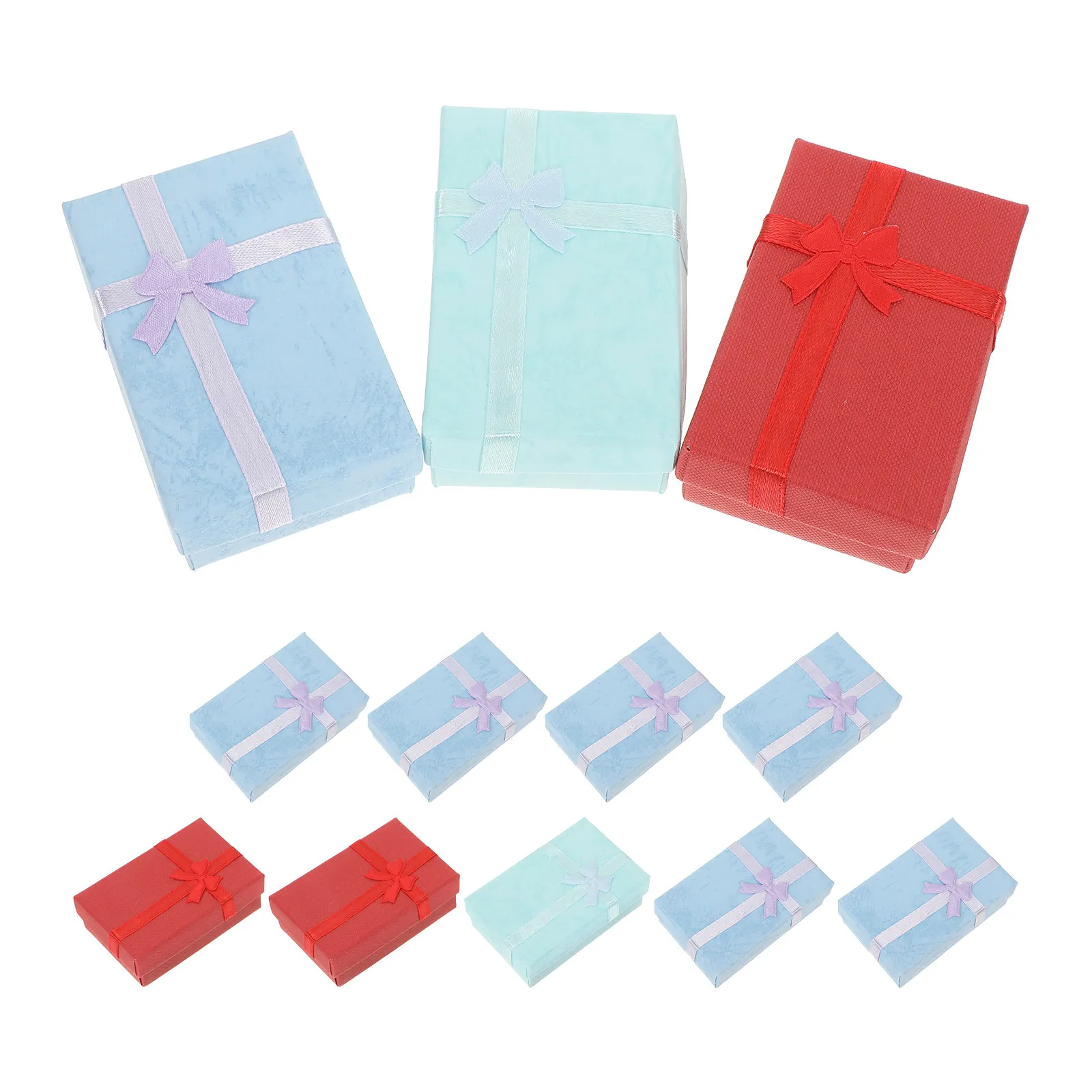 12Pcs Jewelry Wrapping Boxes Bowknot Small Storage Box for Earrings Rings Bracelets Jewelry Present Box Gift Packing
12Pcs Jewelry Wrapping Boxes Bowknot Small Storage Box for Earrings Rings Bracelets Jewelry Present Box Gift Packing