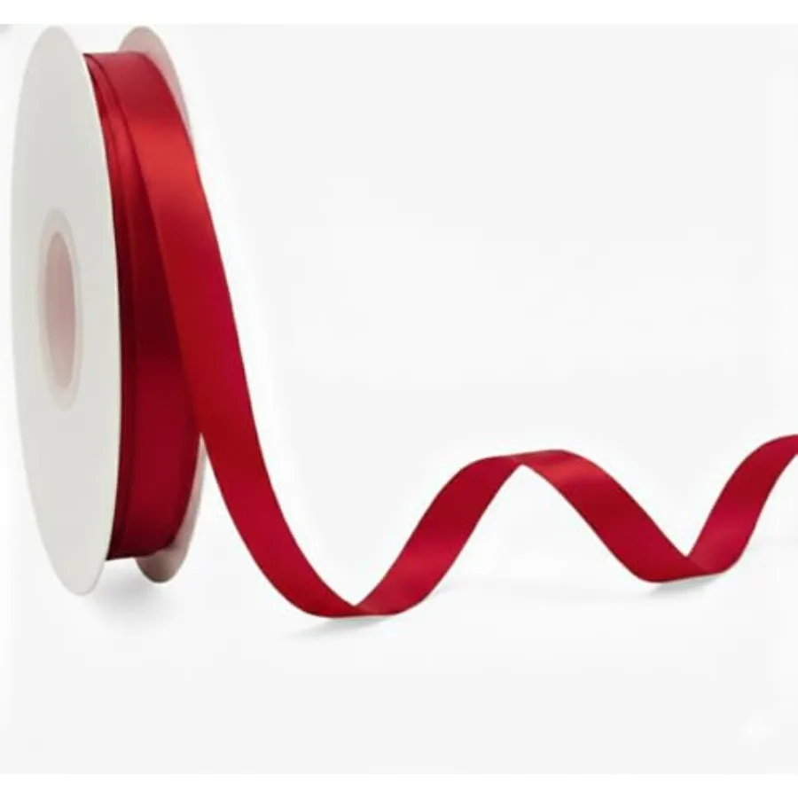 Red Satin Ribbon Satin 1/2 inch x Continuous 100 Yards- Ribbon for Gift Wrapping Crafts Wedding Decoration Bows Bouquet Floral
Red Satin Ribbon Satin 1/2 inch x Continuous 100 Yards- Ribbon for Gift Wrapping Crafts Wedding Decoration Bows Bouquet Floral