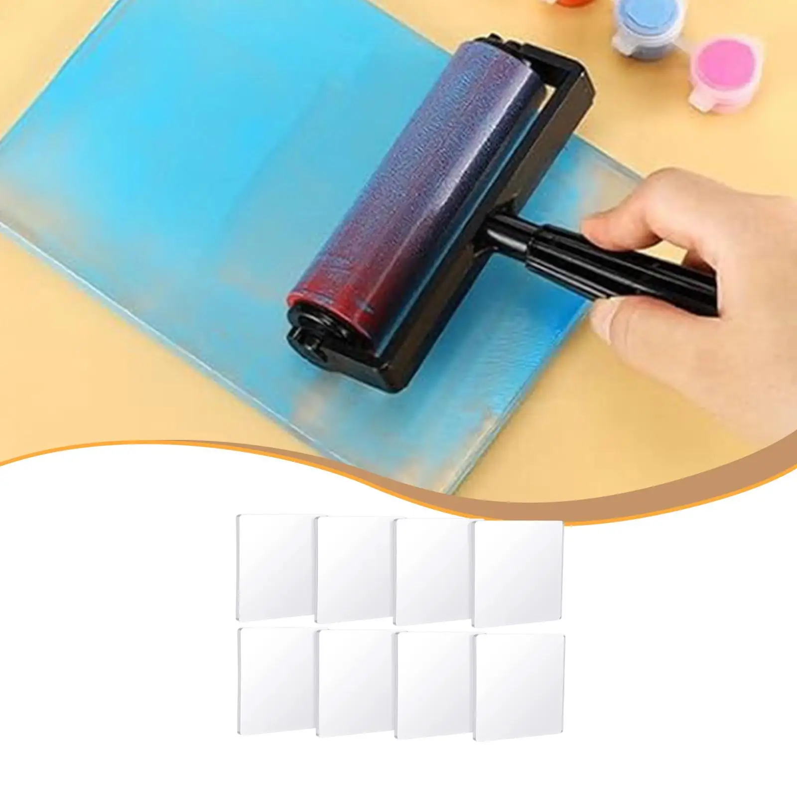 8Pcs Monoprinting Print Plates Silicone Plates for Journaling DIY Art Craft
8Pcs Monoprinting Print Plates Silicone Plates for Journaling DIY Art Craft
