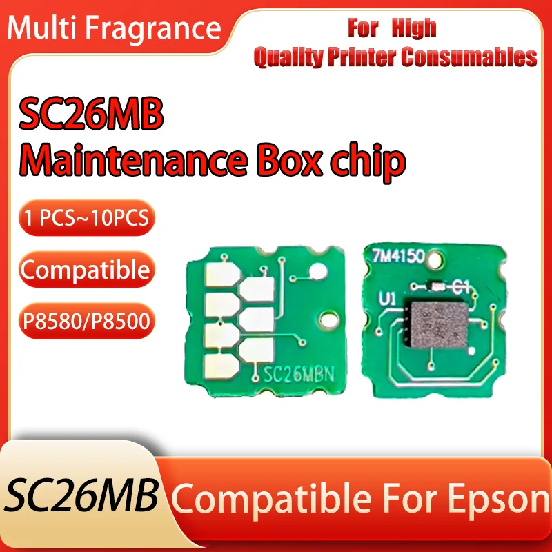 1/2/3/5/10PCS SC26MB Maintenance Box Chip Compatible For Epson SureColor T3780 T5780 T7780 T5860DM P6580 P8580 P11080D Printer
1/2/3/5/10PCS SC26MB Maintenance Box Chip Compatible For Epson SureColor T3780 T5780 T7780 T5860DM P6580 P8580 P11080D Printer