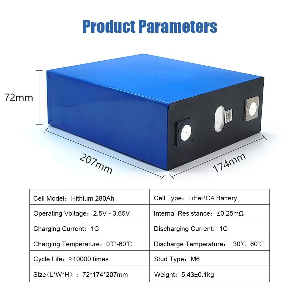 CALB Deep Cycles Grade A 3.2V 50Ah 100Ah 280Ah 300Ah 310Ah 320Ah Prismatic Lifepo4 Battery Cell for DIY 12V 24V 48V Battery Pack
CALB Deep Cycles Grade A 3.2V 50Ah 100Ah 280Ah 300Ah 310Ah 320Ah Prismatic Lifepo4 Battery Cell for DIY 12V 24V 48V Battery Pack