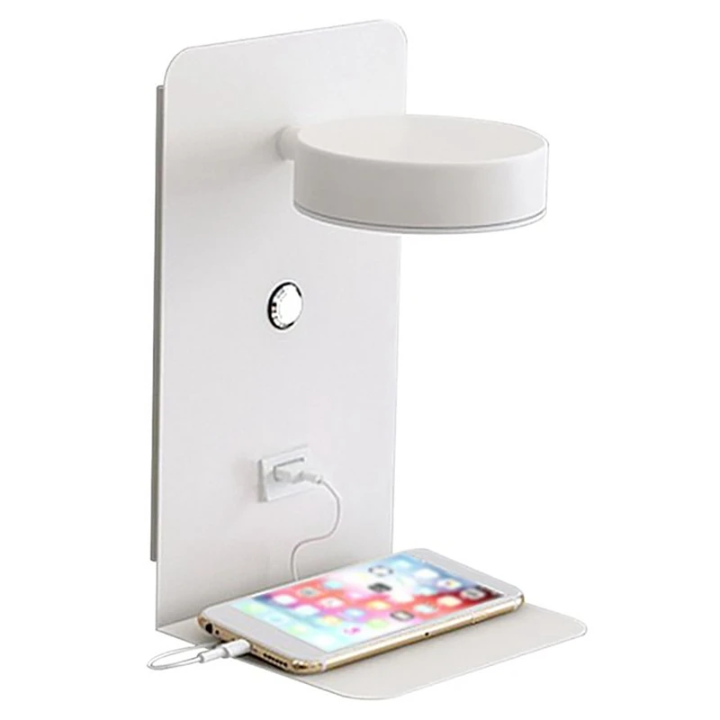 Reading Wall Light With USB Port Charging Creative Rack Bedside Lamp With Switch
Reading Wall Light With USB Port Charging Creative Rack Bedside Lamp With Switch