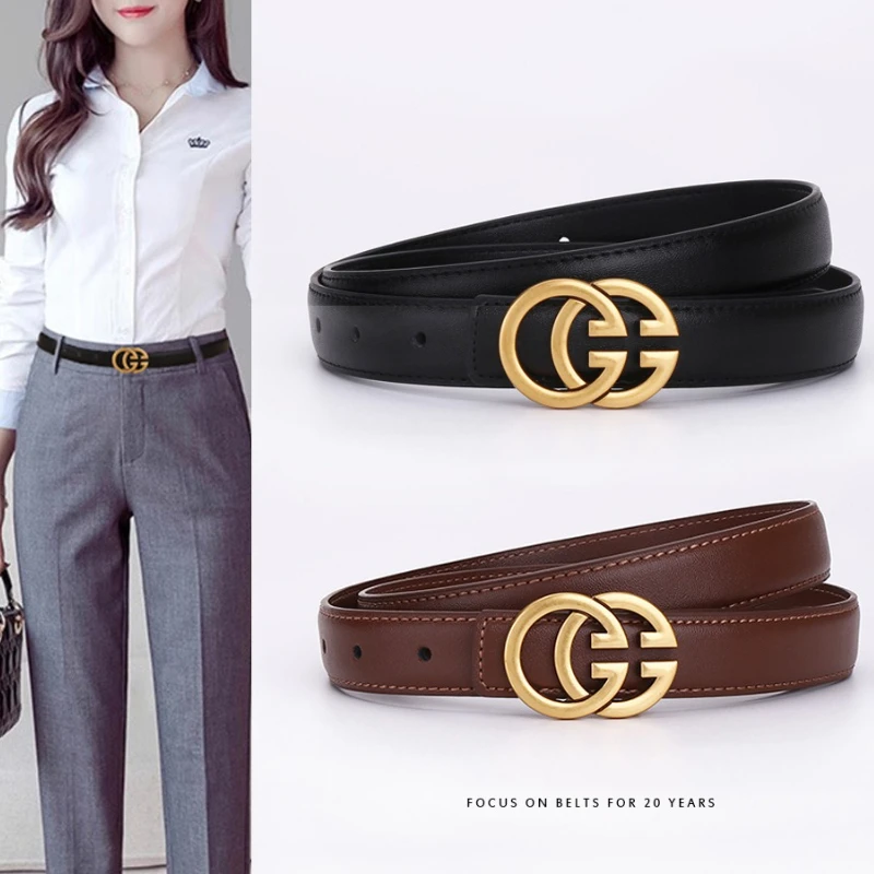 European and American Style Ladies' Letter Genuine Leather Belt, Cowhide Belt, Versatile Business Casual Simple Belt
European and American Style Ladies' Letter Genuine Leather Belt, Cowhide Belt, Versatile Business Casual Simple Belt