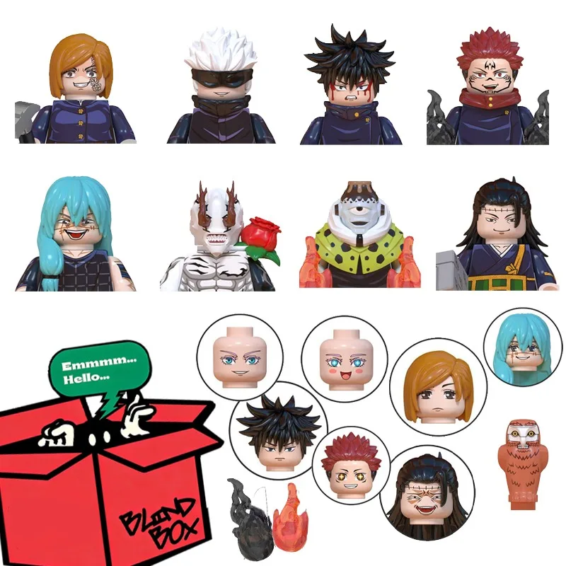 Japan Anime Jujutsu Blind Box Blocks Itadori Yuji Gojo Satoru Ryomen DIY Kits Cosplay Ornament Collectible Birthday Gift Toy
Japan Anime Jujutsu Blind Box Blocks Itadori Yuji Gojo Satoru Ryomen DIY Kits Cosplay Ornament Collectible Birthday Gift Toy