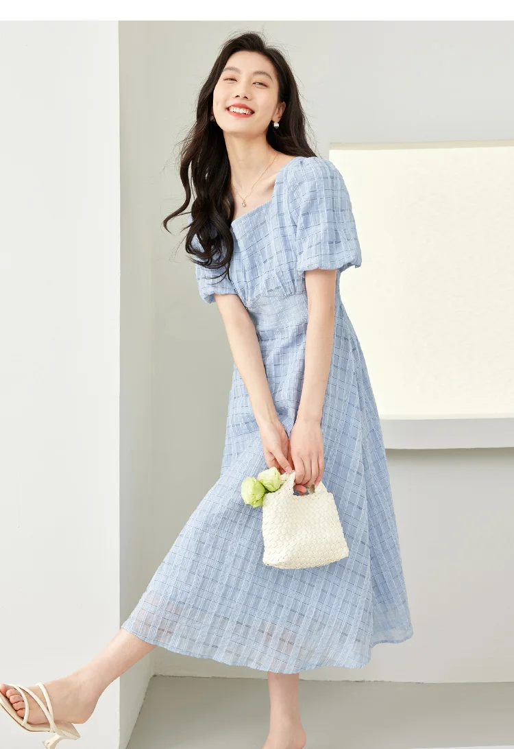 VIMLY Women‘s Simple Elegant Vacation Dress 2025 Summer Office Casual Square Neck Bubble Sleeve A-Line Party Evening Dress M7006
VIMLY Women‘s Simple Elegant Vacation Dress 2025 Summer Office Casual Square Neck Bubble Sleeve A-Line Party Evening Dress M7006