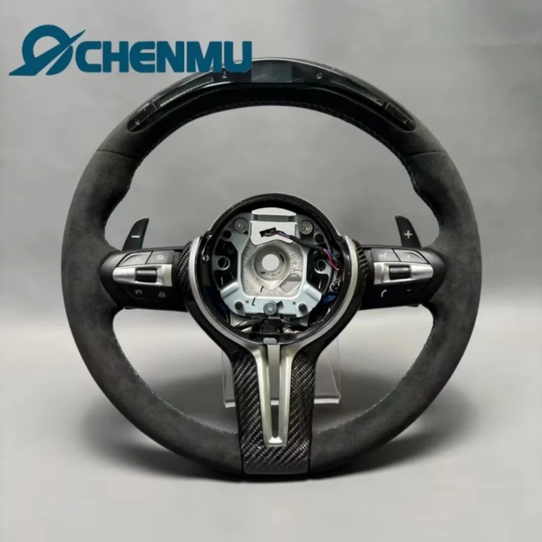 LED M Sport With Carbon Trim Full Alcantara Steering Wheel for BMW F10 F15 F22 F30 F32 M3 F80 M4 F82 M2 F87 M5 Without airbags
LED M Sport With Carbon Trim Full Alcantara Steering Wheel for BMW F10 F15 F22 F30 F32 M3 F80 M4 F82 M2 F87 M5 Without airbags