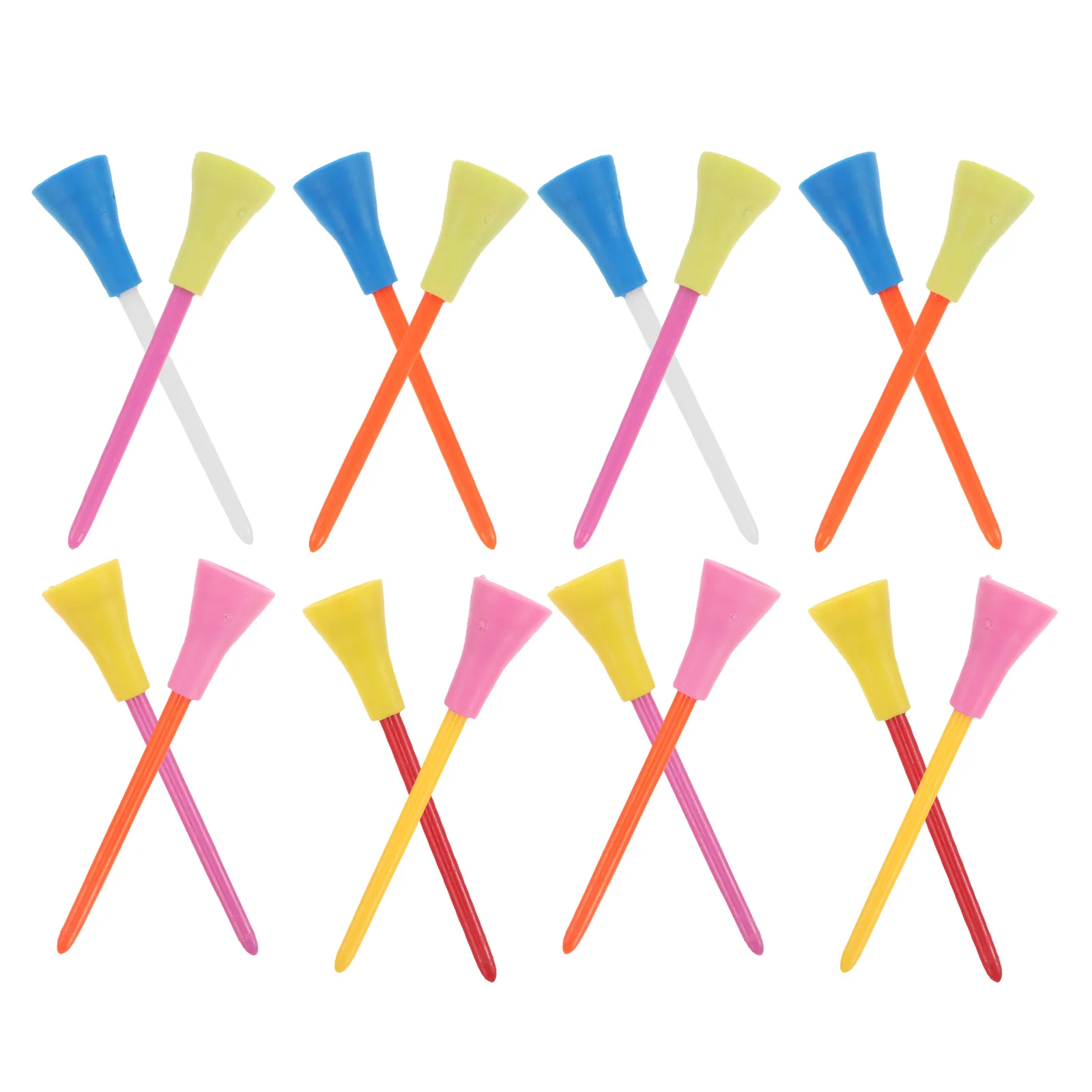 50Pcs Golf Training Aid Plastic Tee Organizer with Soft Rubber Ball Holder Lightweight Stable Support for Driving Range Indoor
50Pcs Golf Training Aid Plastic Tee Organizer with Soft Rubber Ball Holder Lightweight Stable Support for Driving Range Indoor