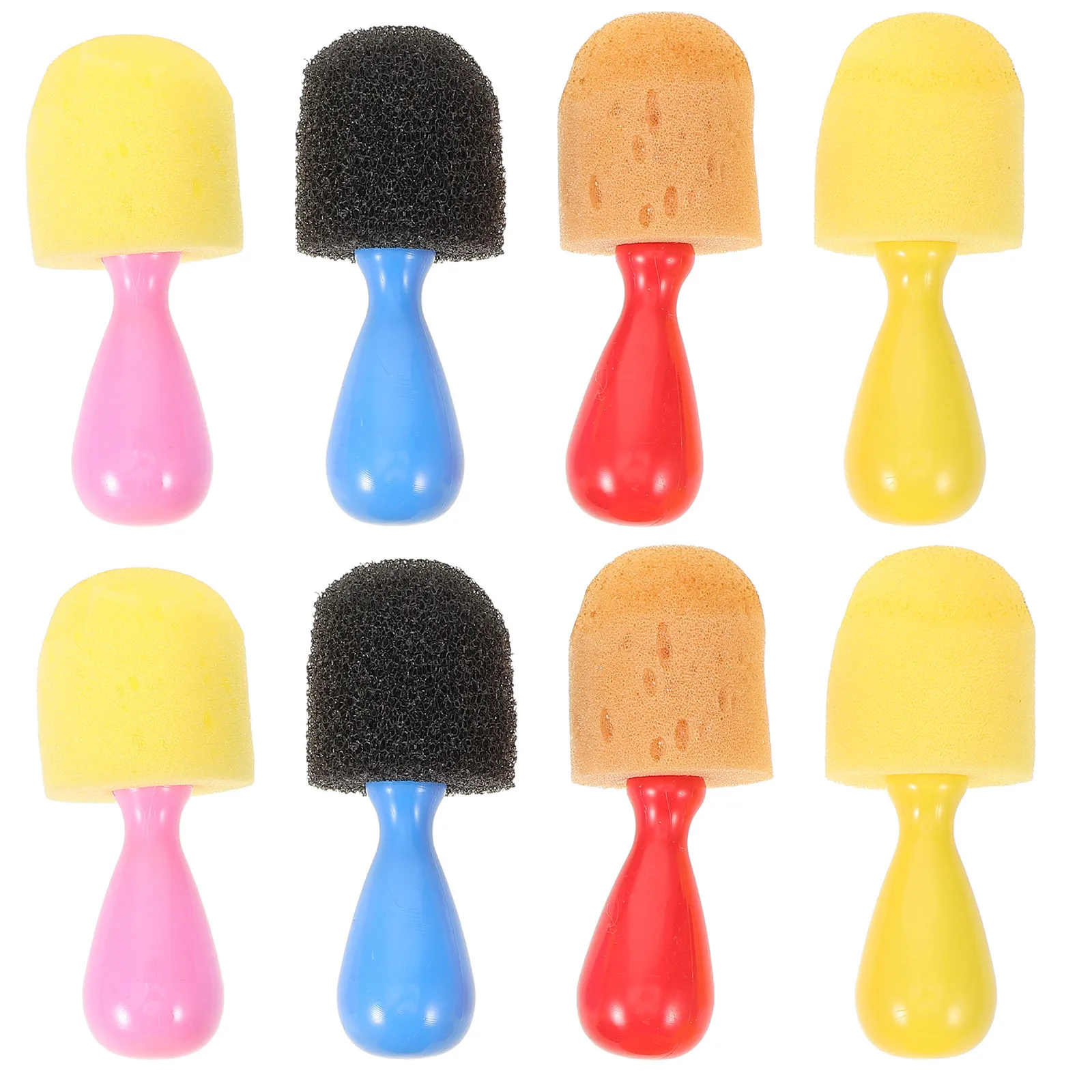 8Pcs Spherical Paint Sponge Brushes Mini Colorful DIY Painting Tool Preschool Graffiti Drawing Sponge Painting Creativity
8Pcs Spherical Paint Sponge Brushes Mini Colorful DIY Painting Tool Preschool Graffiti Drawing Sponge Painting Creativity