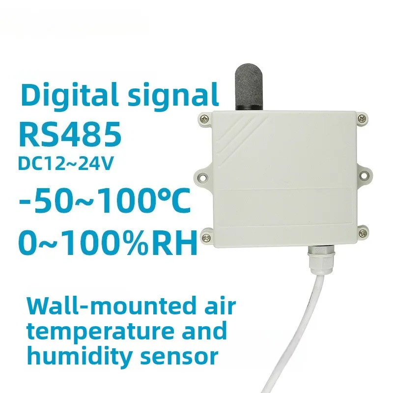 Indoor temperature and humidity sensor HTW-RC00X two-in-one digital signal RS485/RS232 output 12V
Indoor temperature and humidity sensor HTW-RC00X two-in-one digital signal RS485/RS232 output 12V