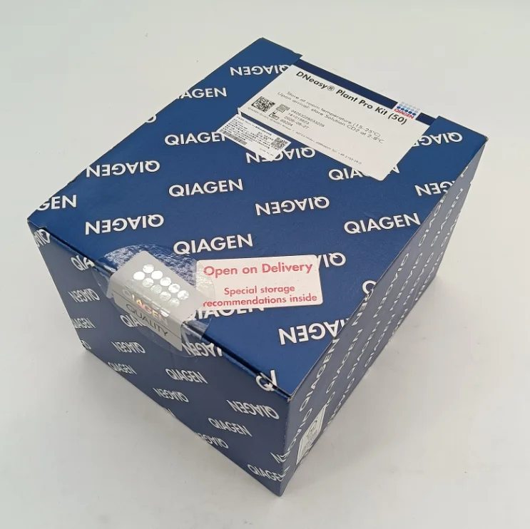 DNeasy Plant Mini Kit (50) Tissue Disruption Tubes, MB Spin Columns, Buffers, Collection Tubes for 50 Preps Cat No.69204
DNeasy Plant Mini Kit (50) Tissue Disruption Tubes, MB Spin Columns, Buffers, Collection Tubes for 50 Preps Cat No.69204