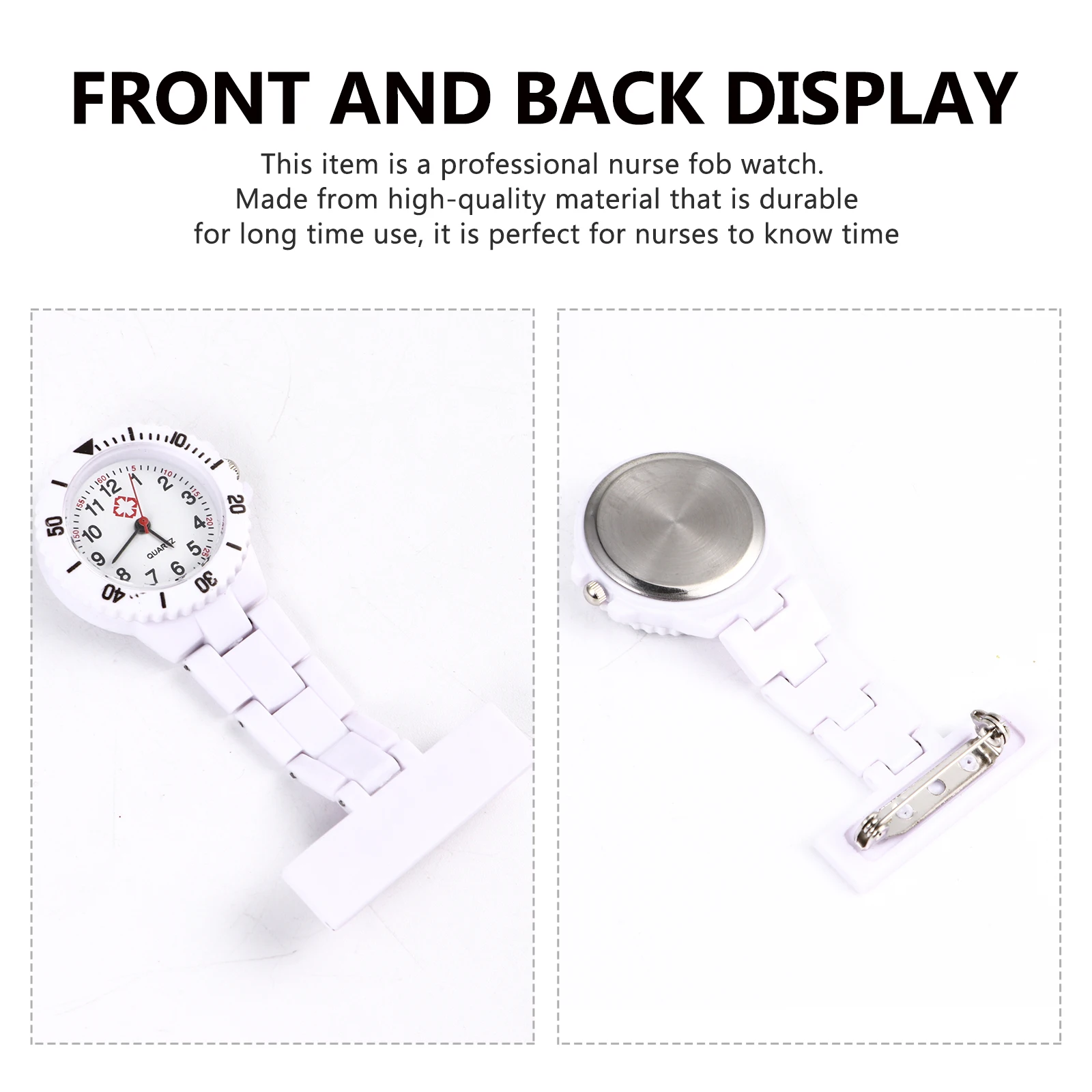 White Women Nurse Watch Plastic Digital Clip-on Nurse Fob Watch Medical Nursing Student Nurse Pocket Watch Clear View
White Women Nurse Watch Plastic Digital Clip-on Nurse Fob Watch Medical Nursing Student Nurse Pocket Watch Clear View