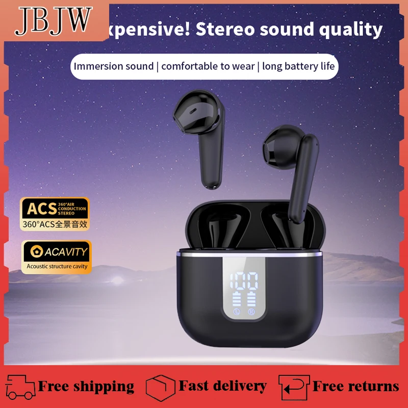 JBJW Bluetooth наушники HIFI звук AI интеллектуальное шумоподавление вызова ANC + ENC цифровой дисплей наушники блок шум в городской области
JBJW Bluetooth наушники HIFI звук AI интеллектуальное шумоподавление вызова ANC + ENC цифровой дисплей наушники блок шум в городской области